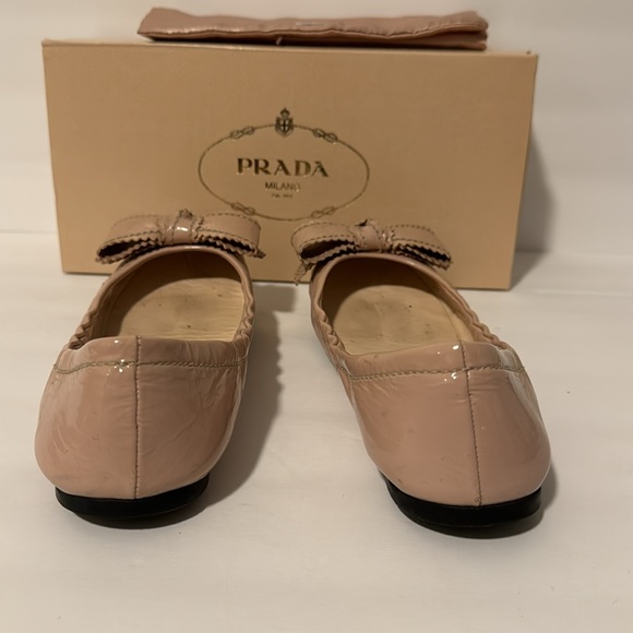 Prada Nude Ballet Flats/Slippers with Bow!! - Picture 5 of 9